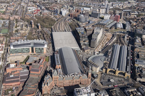 King's Cross and St Pancras International Railway Stations, London, 2018