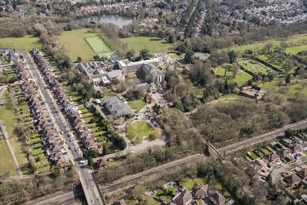 North London Collegiate School, surrounding park and gardens, Canons Park, Harrow, London, 2018