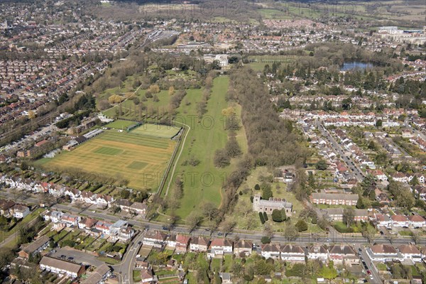 Landscape park at Canons Park, Harrow, London, 2018