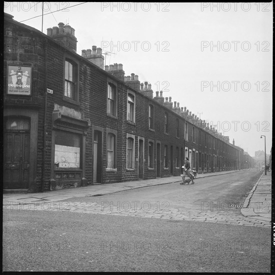 Anne Street, Fulledge, Burnley, Lancashire, 1966-1974