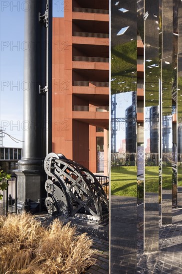 Gasholder Park, King's Cross, Camden, London, 2017