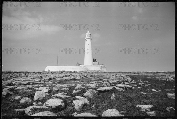 St Mary's Lighthouse, Whitley Bay, North Tyneside, c1955-c1980