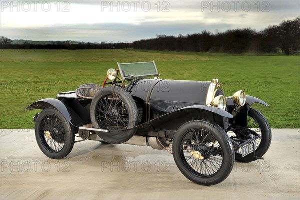 Bugatti T18 Black Bess 1913. Artist: Simon Clay.