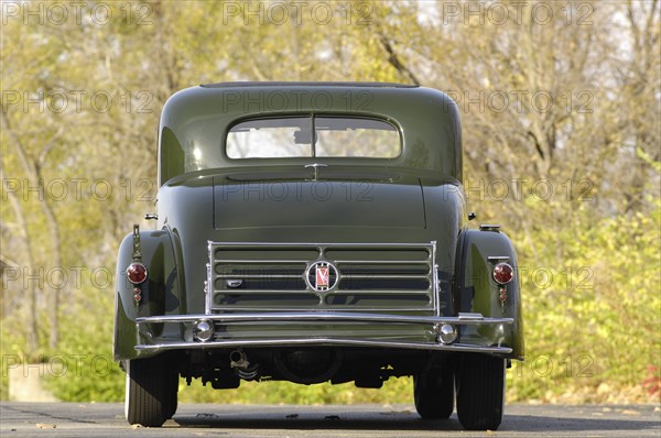 Cadillac V8 355d coupe by Fisher 1934. Artist: Simon Clay.