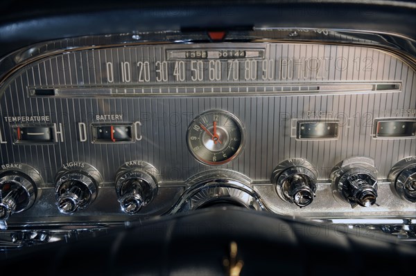 Chrysler Imperial convertible 1959. Artist: Simon Clay.