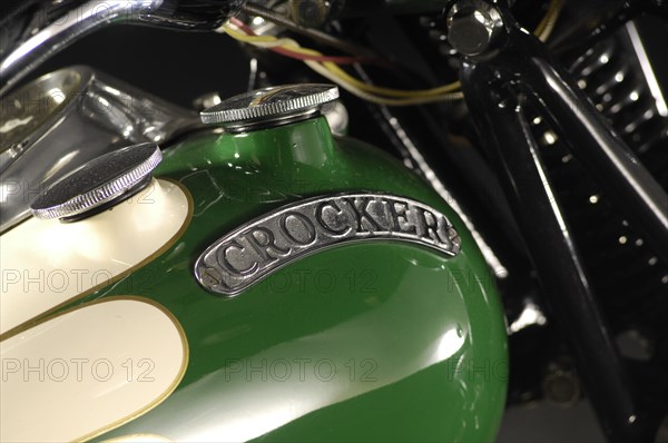 Crocker big tank V twin 1937. Artist: Simon Clay.