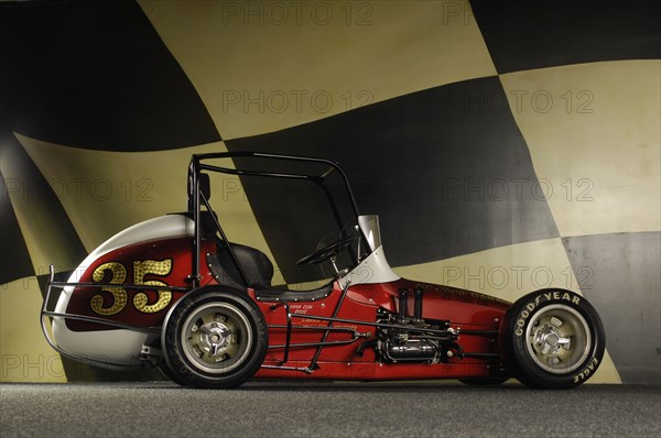 Edmunds midget race car 1976. Artist: Simon Clay.