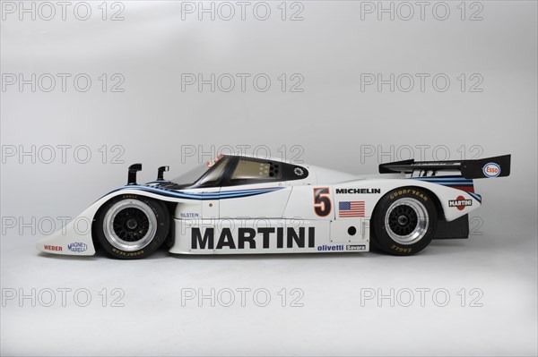 Lancia Martini Le Mans car chasis no 0007 1983. Artist: Simon Clay.