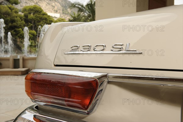 Mercedes Benz 230SL 1963. Artist: Simon Clay.