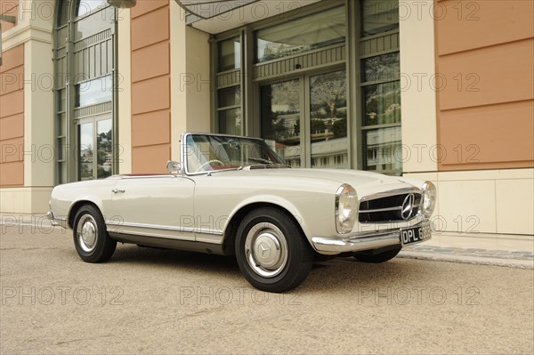 Mercedes Benz 230SL 1963. Artist: Simon Clay.