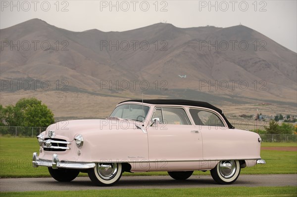 Nash rolltop convertible Marilyn Monroe 1951. Artist: Simon Clay.