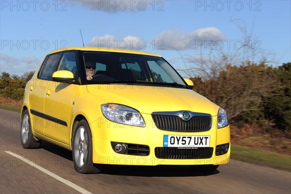 SKODA Fabia 2007. Artist: Simon Clay.