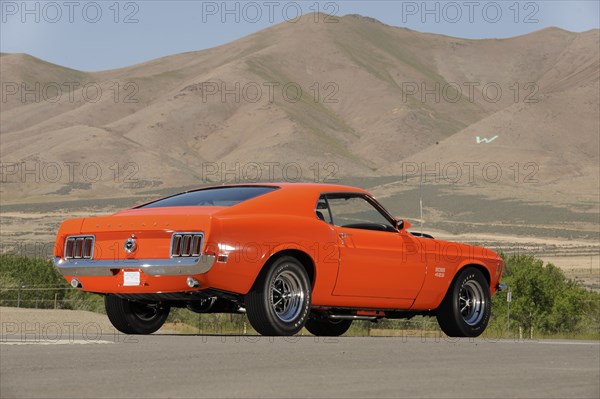 Ford Mustang Boss 429 1970. Artist: Simon Clay.