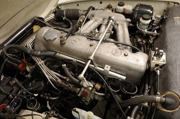 Mercedes Benz 230SL 1963. Artist: Simon Clay.