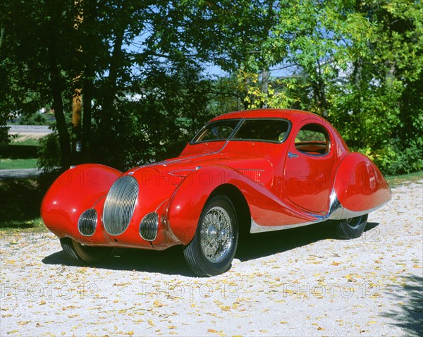 1938 Talbot Lago, Figoni & Falaschi coachwork. . Artist: Unknown.