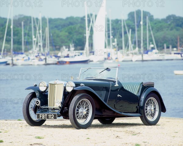 1947 MG TC. Artist: Unknown.