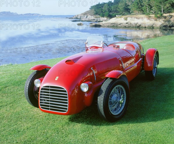 1947 166 Spyder Corsa. Artist: Unknown.