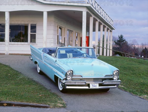 1957 Lincoln Premier Convertible. Artist: Unknown.