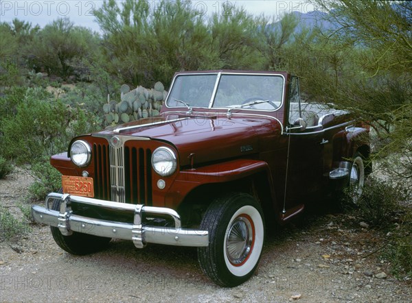 1948 Willys Jeepster. Artist: Unknown.