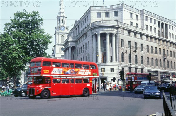 London street scene 1999 outside South African embassy. Artist: Unknown.