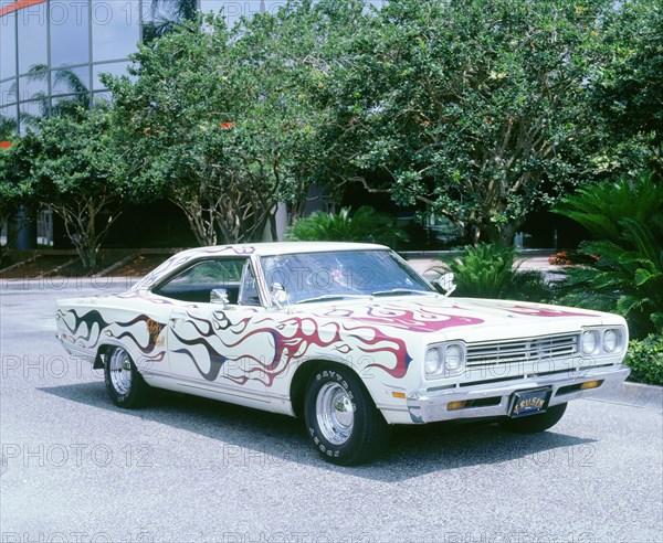 1969 Plymouth customised sedan. Artist: Unknown.
