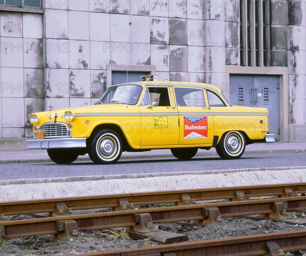 1981 Checker a11 taxi cab. Artist: Unknown.