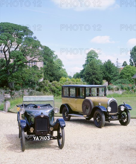 1923 Austin seven and 1924 Bean. Artist: Unknown.