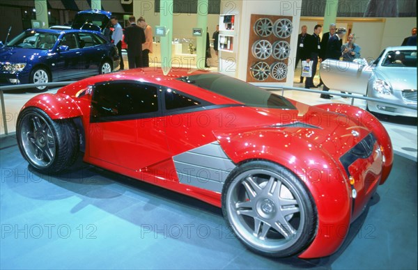 2002 Lexus electric concept car used in 'Minority Report' film. Artist: Unknown.