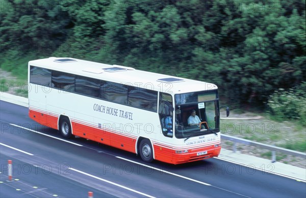 2002 Coach on M27 motorway. Artist: Unknown.