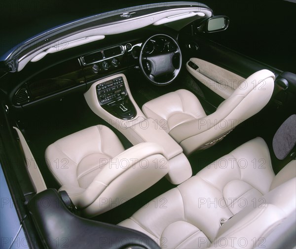 1997 Jaguar XK8 convertible interior. Artist: Unknown.
