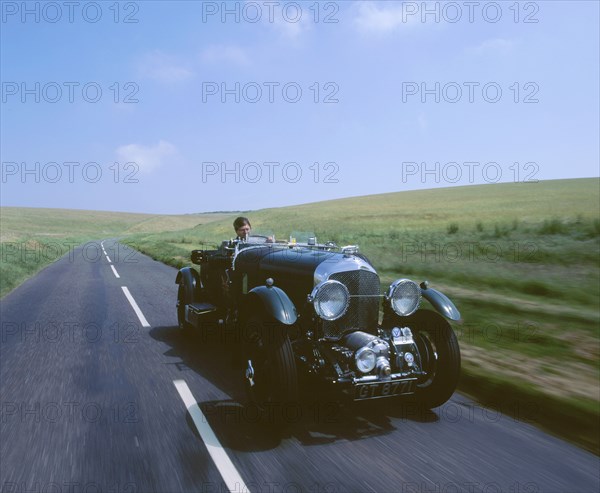 1933 Bentley 4.5 blower. Artist: Unknown.