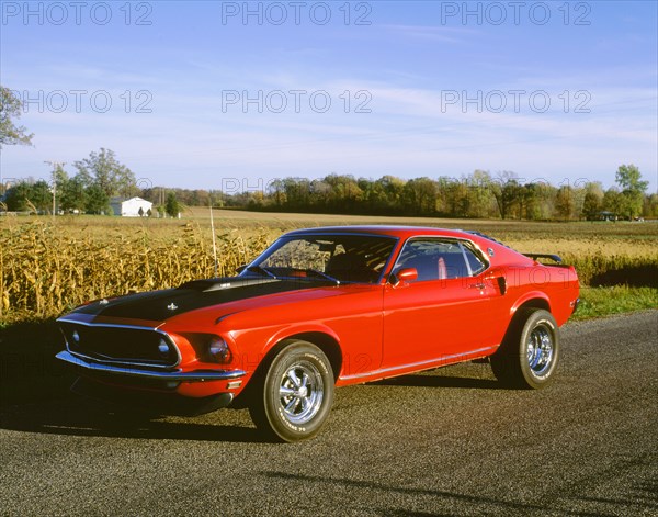 1969 Ford Mustang Mach 1. Artist: Unknown.