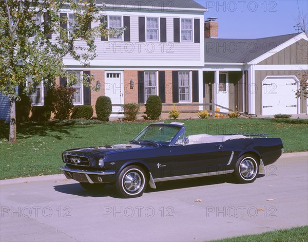 1966 Ford Mustang 289 convertible. Artist: Unknown.