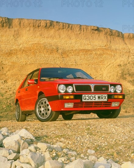 1990 Lancia Delta HF Integrale. Artist: Unknown.