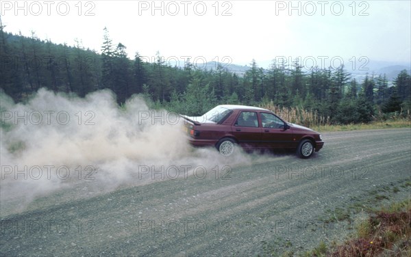 1990 Ford Sierra Cosworth 4x4. Artist: Unknown.