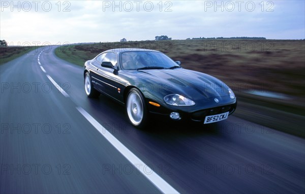 2002 Jaguar XKR coupe. Artist: Unknown.