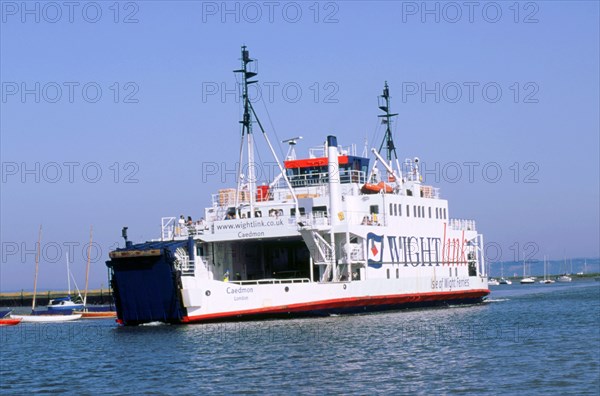 Lymington Car Ferry bound for Yarmouth, Isle of Wight, 2000. Artist: Unknown.