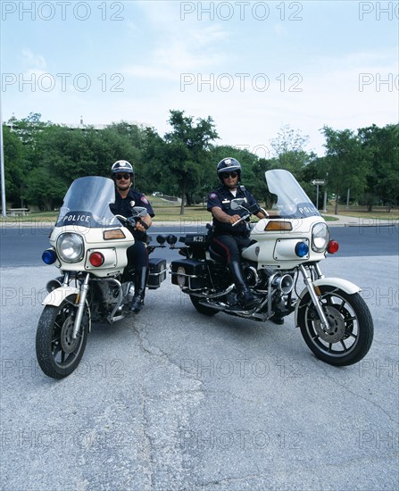 1992 Harley Davidson Police Bike. Artist: Unknown.