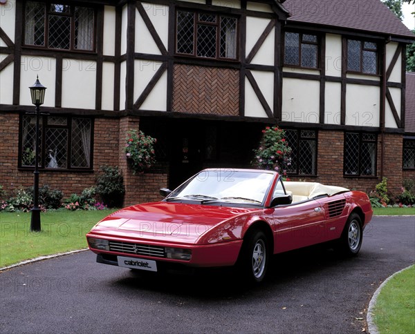 1987 Ferrari Mondial 3.2 cabriolet. Artist: Unknown.