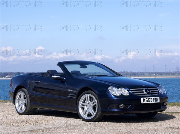 2003 Mercedes Benz SL55 AMG. Artist: Unknown.