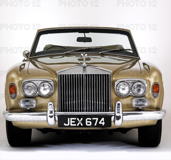 1975 Rolls Royce Corniche convertible. Artist: Unknown.