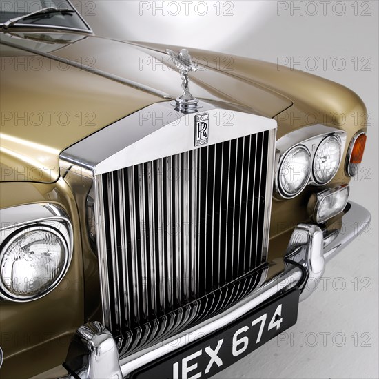 1975 Rolls Royce Corniche convertible. Artist: Unknown.