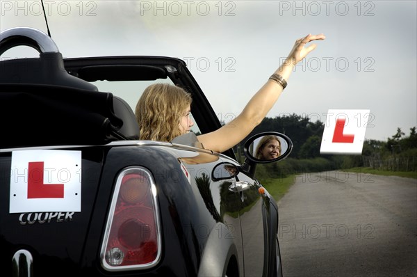 A New Driver Passes her Driving Test Artist: Unknown.