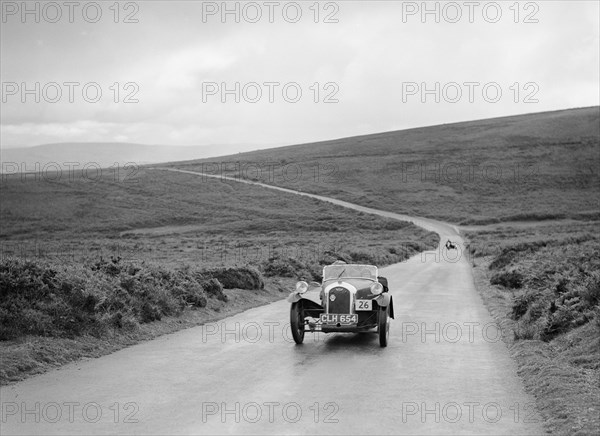 Morgan 3 wheeler of AS Pratt, winner of a silver award at the MCC Torquay Rally, July 1937. Artist: Bill Brunell.