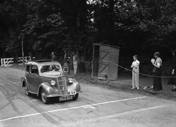 G Kinsey-Morgan's Ford Model C Ten, winner of a silver award at the MCC Torquay Rally, July 1937. Artist: Bill Brunell.