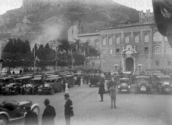 Monte Carlo Rally, Monaco, 1930. Artist: Bill Brunell.