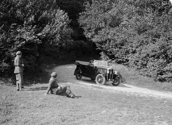 Standard Tourer taking part in a First Aid Nursing Yeomanry trial or rally, 1931. Artist: Bill Brunell.