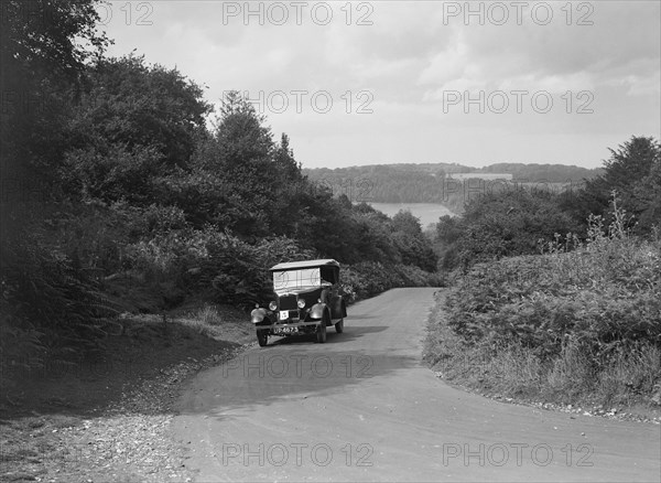 Morris Cowley Tourer taking part in a First Aid Nursing Yeomanry trial or rally, 1931. Artist: Bill Brunell.