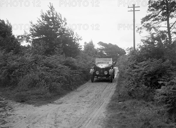 AC Tourer taking part in a First Aid Nursing Yeomanry trial or rally, 1931. Artist: Bill Brunell.