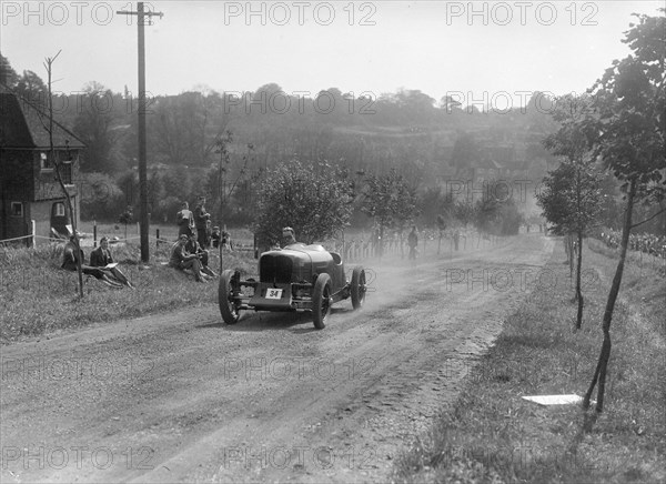 Bugatti Owners Club Hill Climb, Chalfont St Peter, Buckinghamshire, 1935. Artist: Bill Brunell.